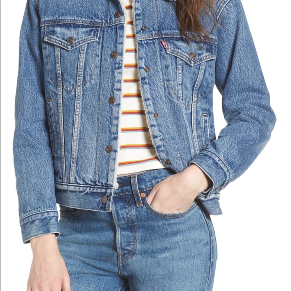 Levi’s faux shearling jacket - Picture 6 of 8